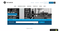 Desktop Screenshot of library.humber.ca