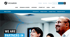 Desktop Screenshot of newtocanada.humber.ca